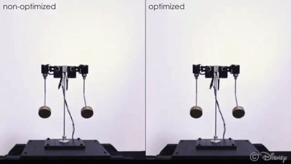 Vibration-Minimizing Motion Retargeting for Robotic Characters