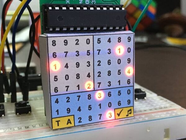 Scrambled Digits Clock with Alarm
