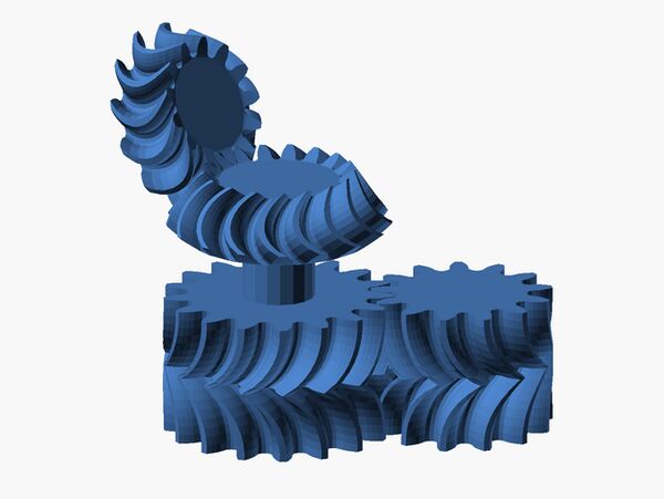 PolyGear OpenSCAD Gear Library