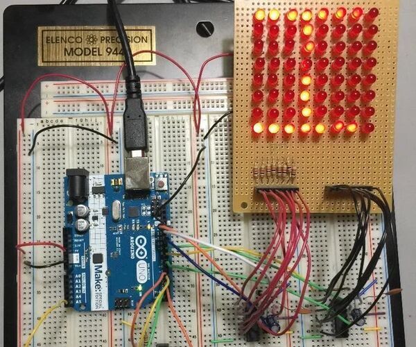 Pushbutton LED Matrix