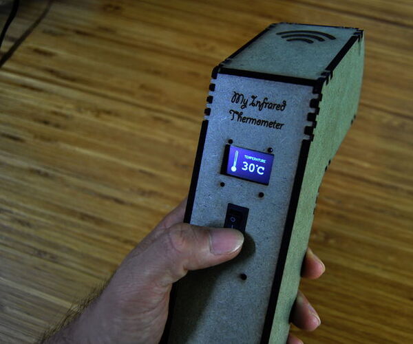 Arduino Infrared Thermometer Gun MDF Case