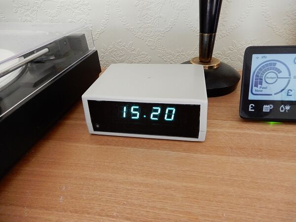 Vacuum Fluorescent Display Clock