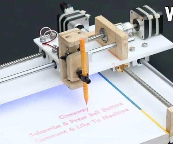 DIY CNC Writing Machine Using GRBL