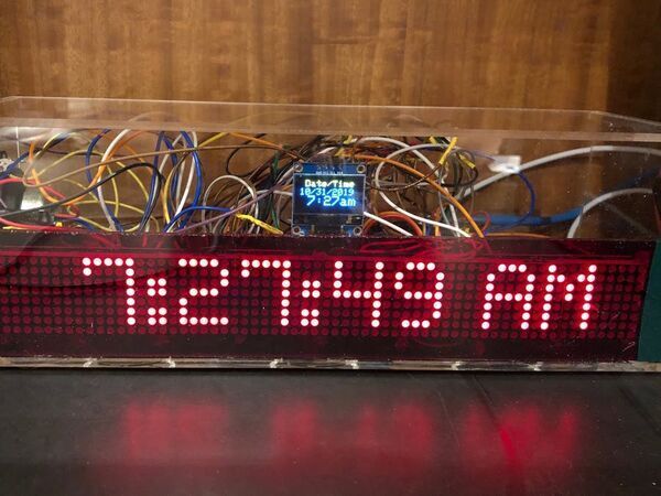 See-Through Matrix Clock