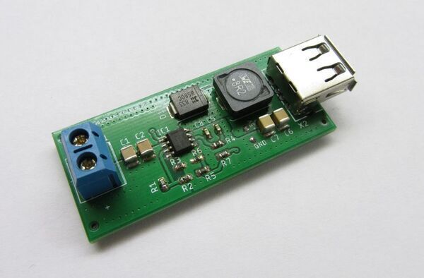 60V to 5V @ 3.5A Buck converter with USB output