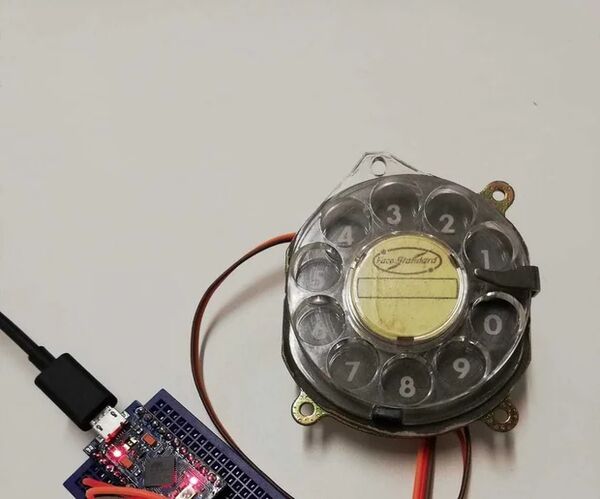 DIY Analog Dialer to USB Keyboard