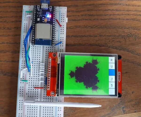 Mandelbrot and Julia Sets on ESP32