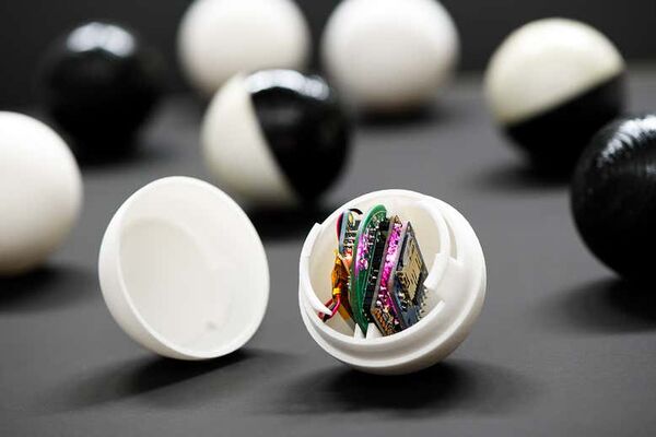 Swarms of golf ball-sized robots could detect leaks in the sewers