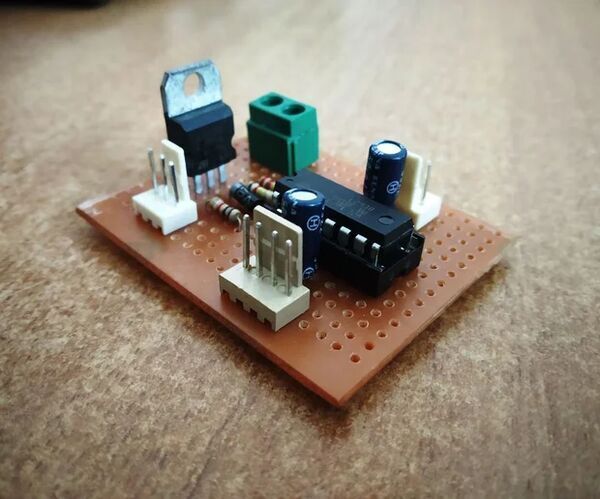 Power Efficient Motor Driver Board