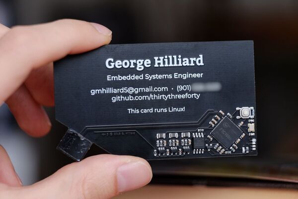 My Business Card Runs Linux