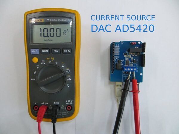 Current Source DAC AD5420 and Arduino UNO