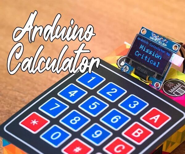 DIY Arduino Calculator Using OLED Display