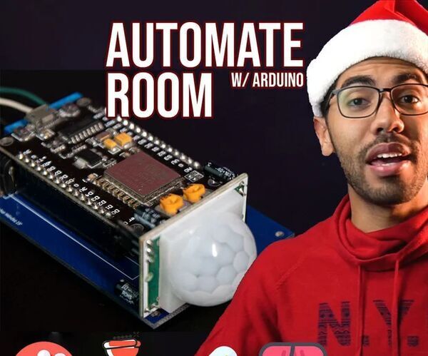 Room Control With ESP8266 | Temperature, Motion, Curtains and Lighting