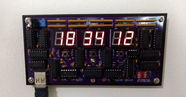 A digital quartz clock from scratch