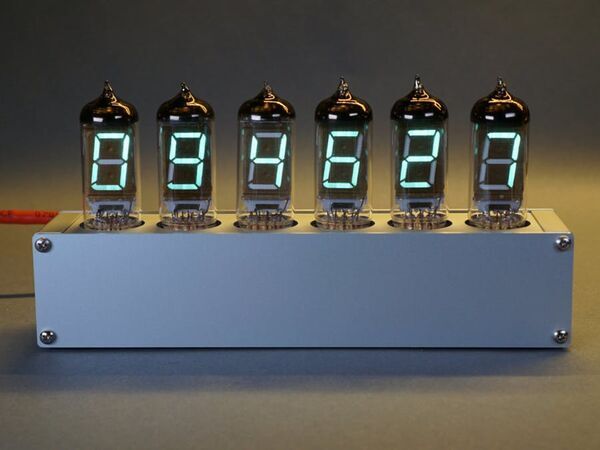 PoE-Powered VFD Tube Clock