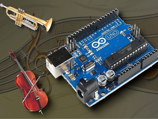 Arduino as Waveform Synthesizer for Music