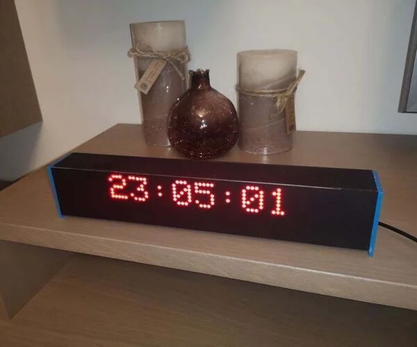 BT LED Matrix Display - 80x8 Px Arduino Based