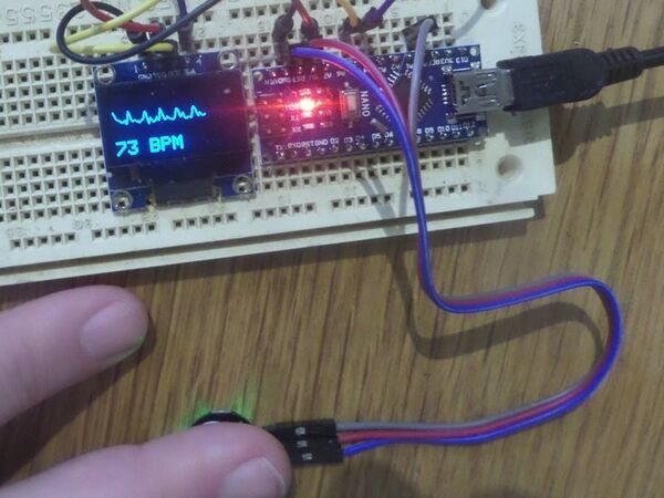 Simple Heart Rate Sensor Using Arduino