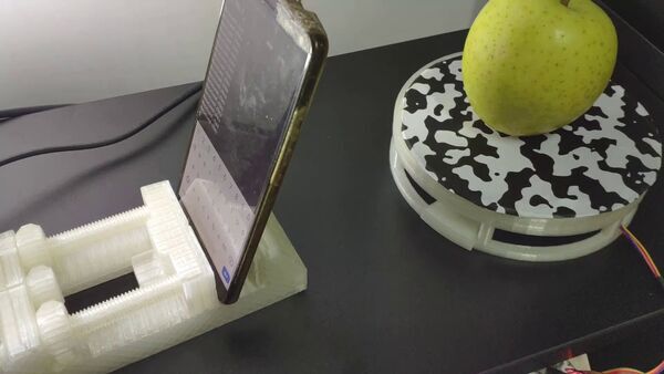 AAScan: Open source, minimalist, fully automated 3D scanner based on Arduino and Android!