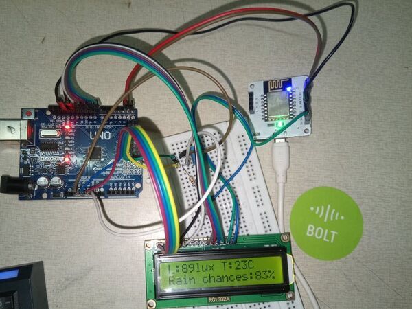 IoT Based Sensor & Climate Monitoring Using BoltIoT Platform