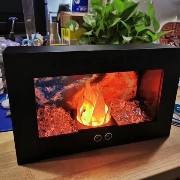Mini Fireplace of A Song of Ice and Fire Theme