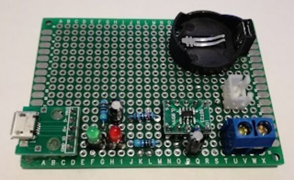 Prototyping of an MCP73831 based battery charger
