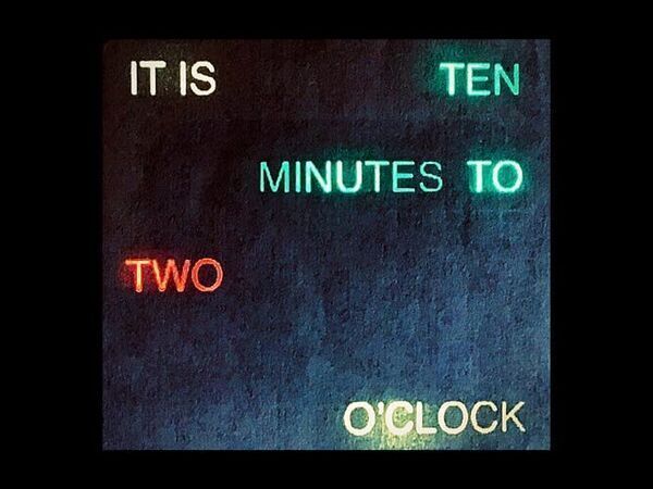 Minimal parts simple word clock