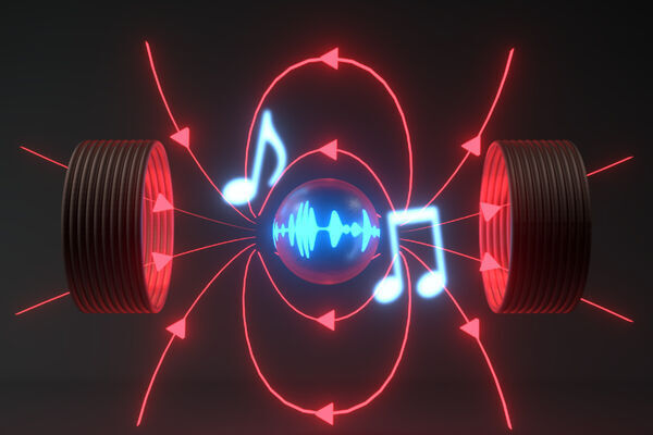 Cooling magnets with sound