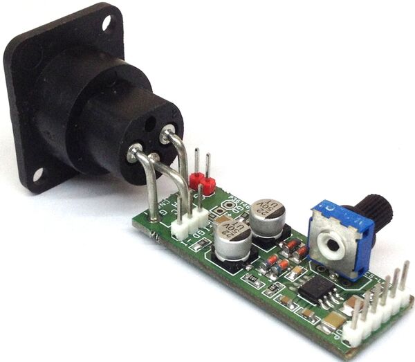 Phantom Powered Micro-Phone Pre-Amplifier using SSM2019