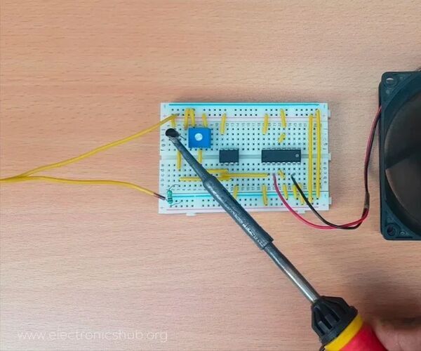 Temperature Controlled System With L293D