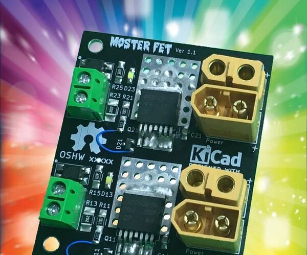 MOSTER FET - Dual 500Amp 40 Volt MOSFET 3d Printer Heated Bed Drivers