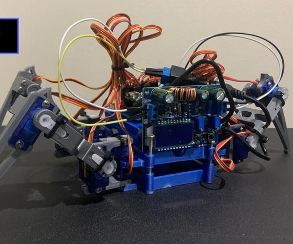 Quadruped Spider Robot - GC_MK1