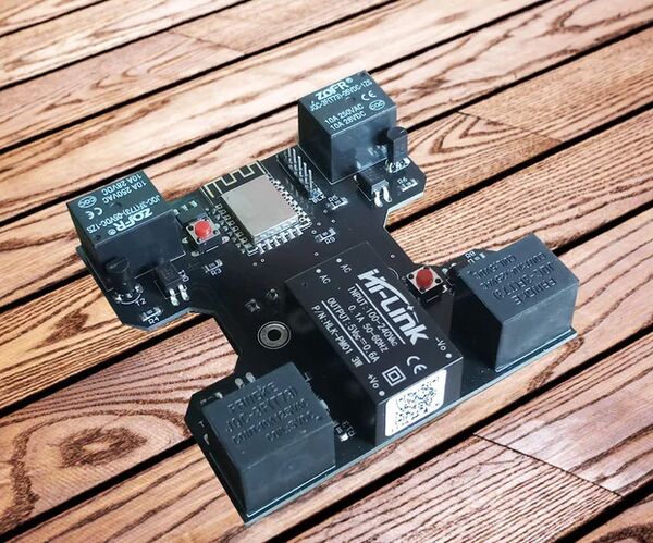 WI-Fi Controlled 4CH Relay Module for Home Automation