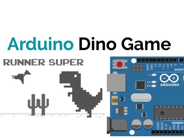 Automated Dino game using arduino