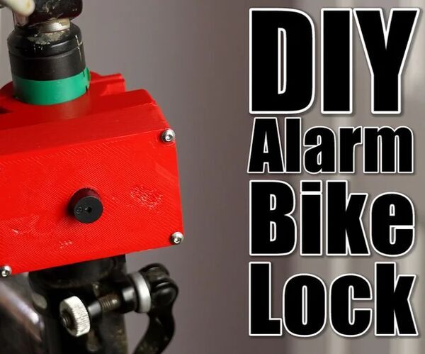 DIY Alarm Bike Lock (Shock Activated)