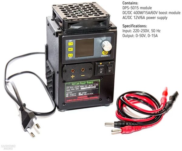 Simple and Small Programmable Lab Power Supply