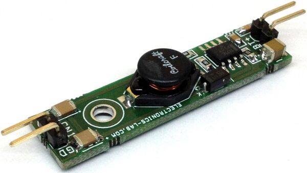Single 18650 LiPo Battery to 5V Boost Converter