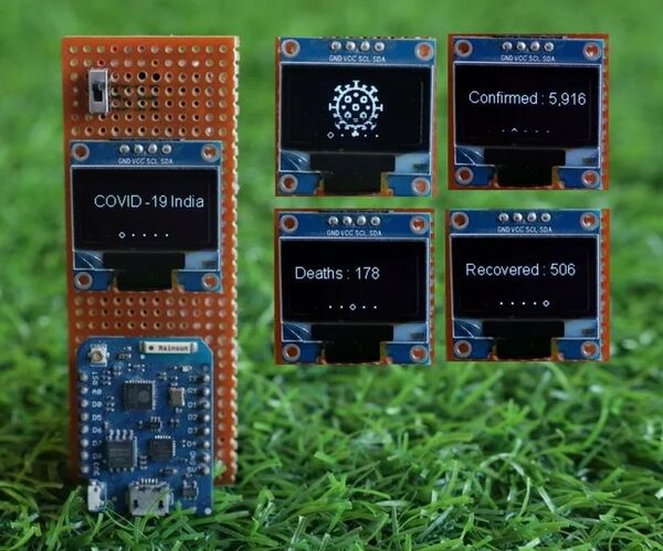 Track COVID-19 Outbreak by ESP8266