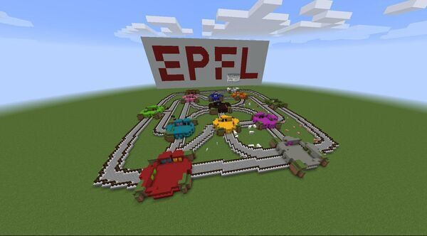 Matheminecraft: when Mathematics merge with Minecraft