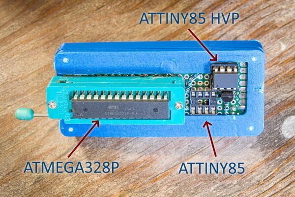 High-Voltage FLASH Programming on ATTINY85