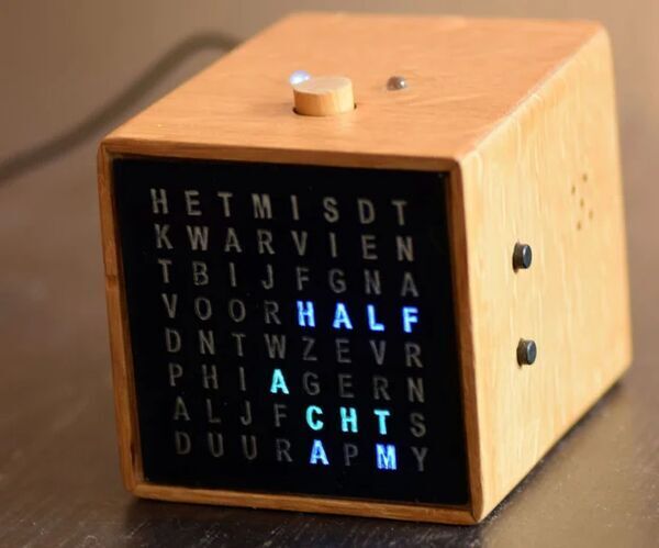 Bedside MP3 Alarm Letter Clock