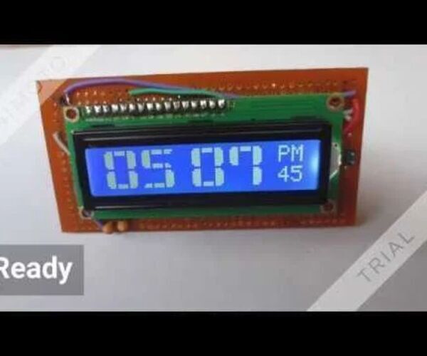 Clock Using Atmega 8