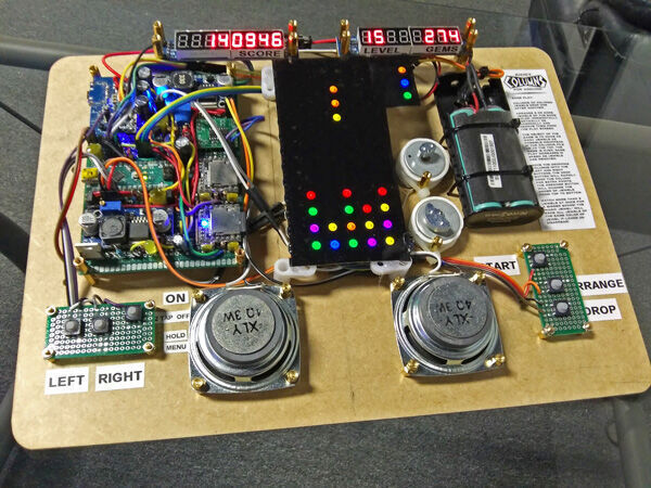 Columns - a Retro Handheld Game for Arduino