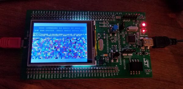 Commodore 64 for STM32F429 Discovery board