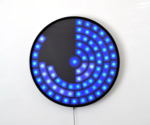 Cryptic Wall Clock