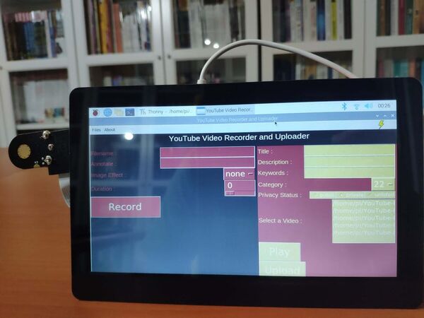 YouTube Video Recorder and Uploader with Night Vision on Pi