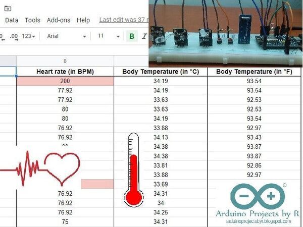 COVID-19 Remote Health monitoring system ( IoT )