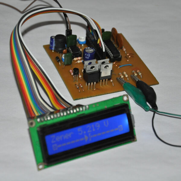 Experimental Zener Diode Tester