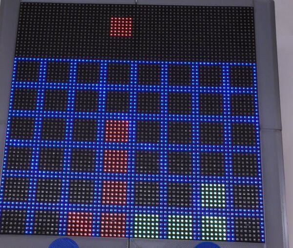 Play Virtual Connect Four on an LED Matrix