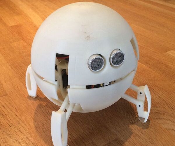 Spherical Quadruped Arduino Robot